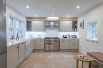The kitchen at Stone Farmhouse, Yorkshire Dales