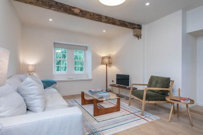 The sitting room at Stone Farmhouse, Yorkshire Dales
