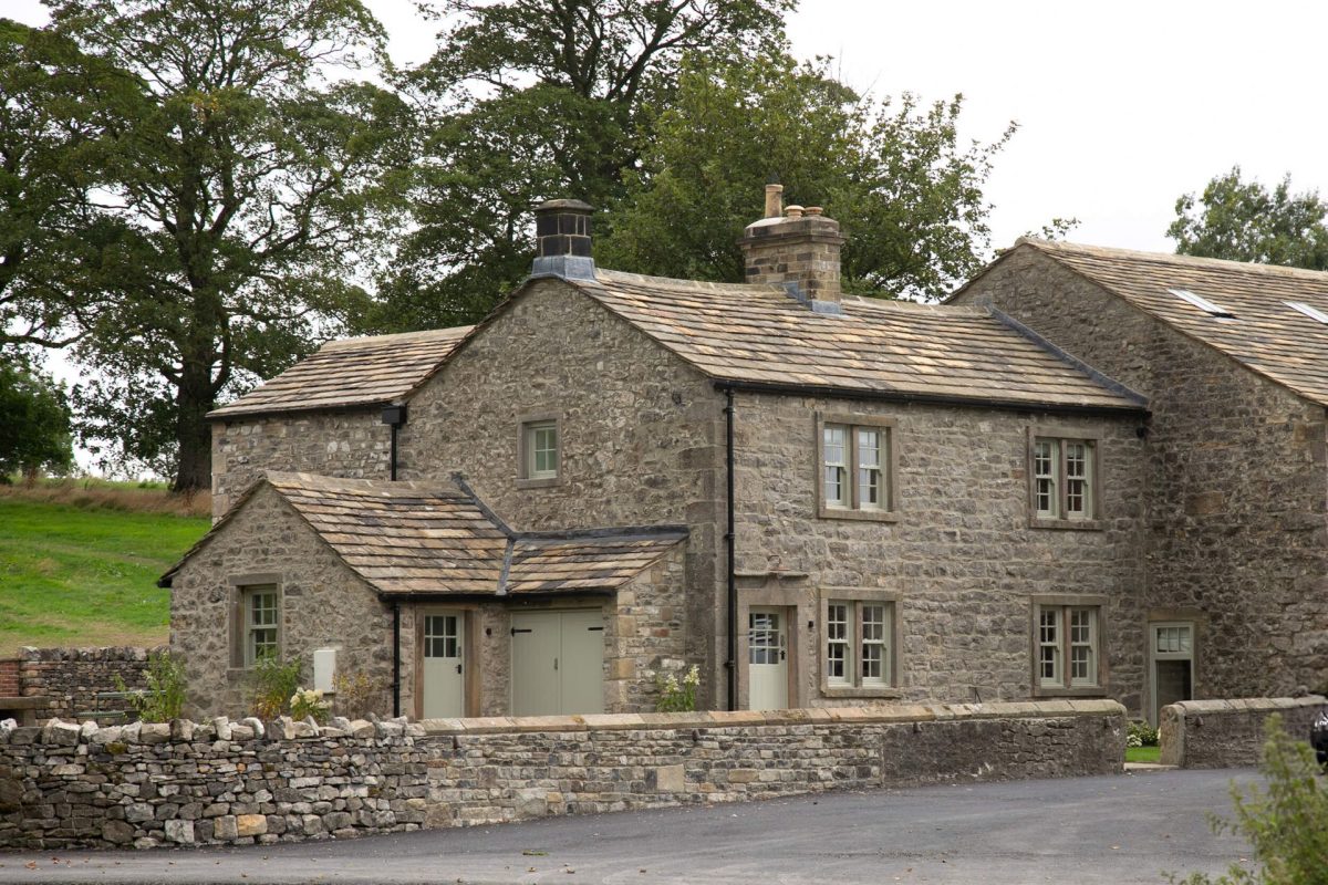 The exterior of Stone Farmhouse, Yorkshire Dales