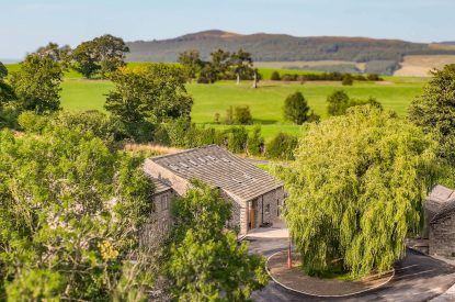 The grounds at Willowbrook Retreat, Yorkshire Dales