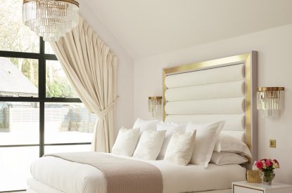 The master suite at Halo House, Cotswolds