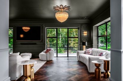 The living room at Halo House, Cotswolds