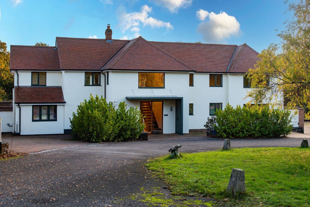 The entrance at Southwoods, Hampshire