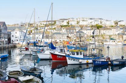 The local harbour near Panorama Point, Cornwall