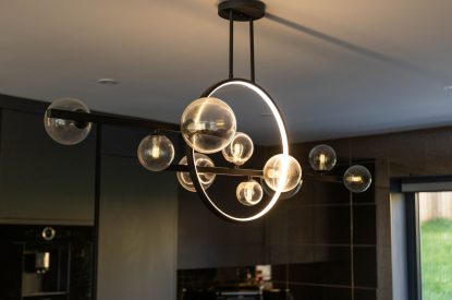 The kitchen at Panorama Point, Cornwall