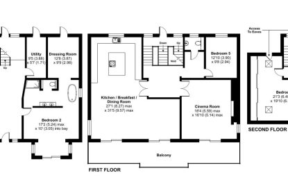 The floor plan at Panorama Point, Cornwall
