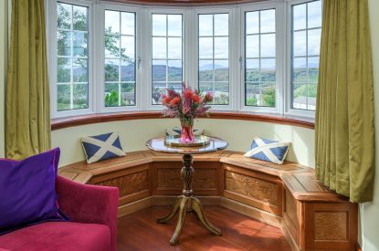 The drawing room at Oban House, Argyll and Bute