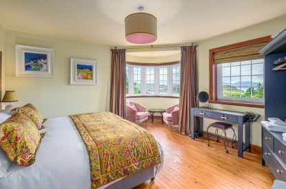 A super-king size bedroom at Oban House, Argyll and Bute