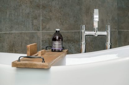 A free standing bath at Oban House, Argyll and Bute