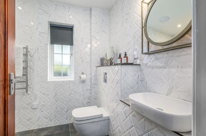 A bathroom at Oban House, Argyll and Bute