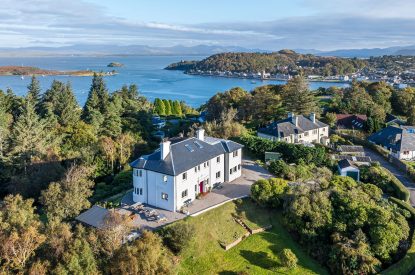 Aerial view of Oban House, Argyll and Bute