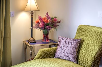 The drawing room at An Taigh Geal, Argyll and Bute