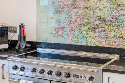 The kitchen at An Taigh Geal, Argyll and Bute