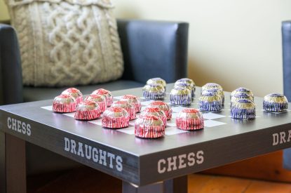 The games room at An Taigh Geal, Argyll and Bute