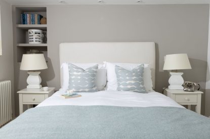 A double bedroom at Harbourview House, Cornwall