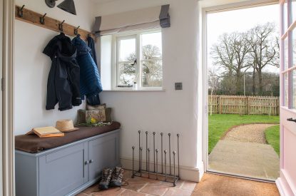 The boot room at Buxton Farmhouse, Norfolk
