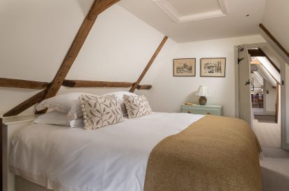 A super king-size bedroom at Buxton Farmhouse, Norfolk