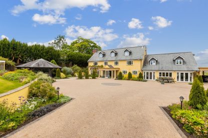 The entrance to Broadridge Manor, Devon