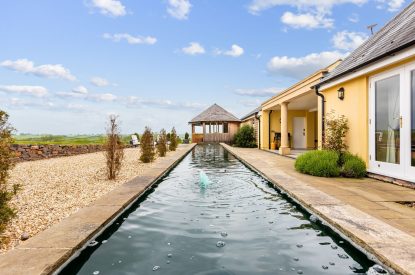 Water feature at Broadridge Manor, Devon