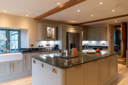 The kitchen at Parkview Farmhouse, Somerset