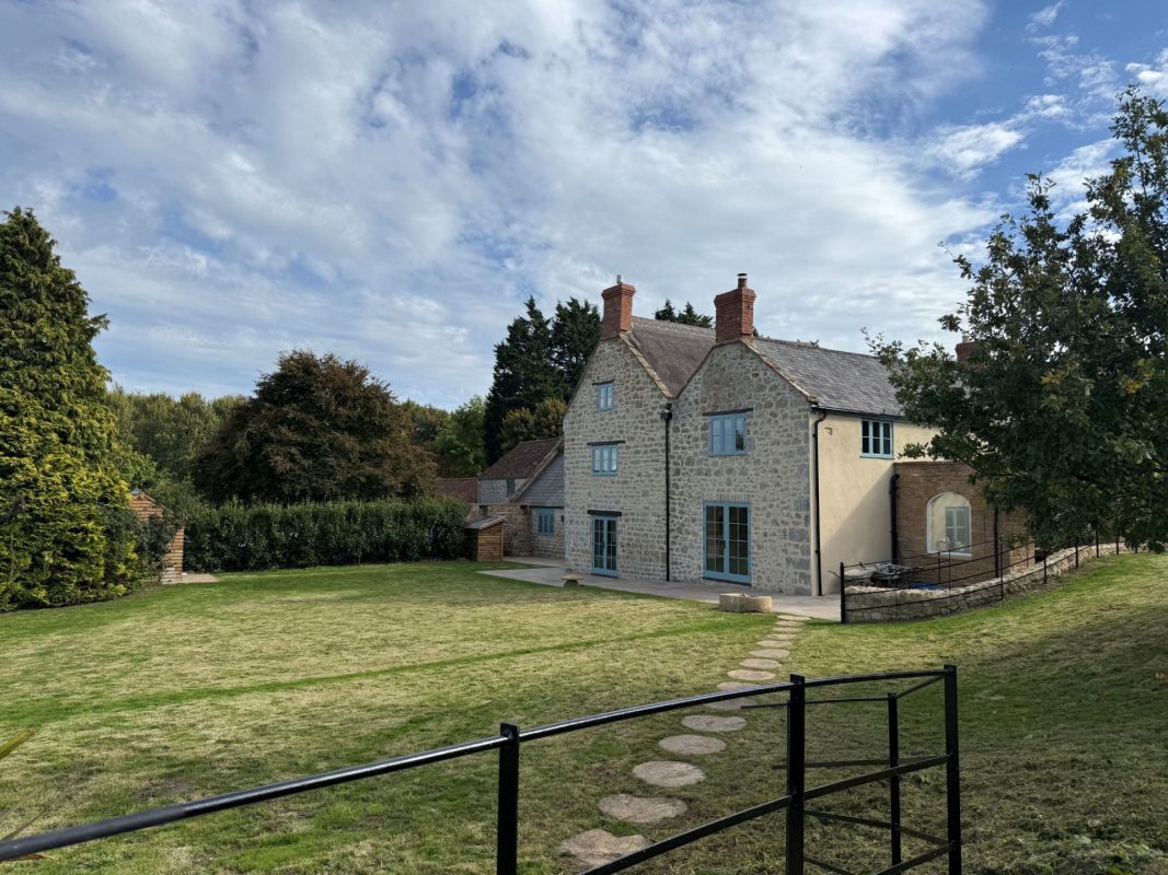The garden at Parkview Farmhouse, Somerset