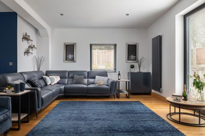 The living room at The Tractor Shed, Worcestershire