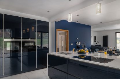 The kitchen at The Tractor Shed, Worcestershire