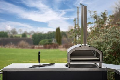 The pizza oven at The Tractor Shed, Worcestershire