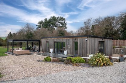 The entrance to The Tractor Shed, Worcestershire