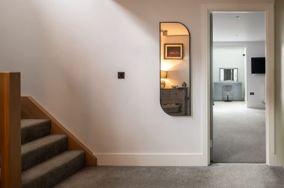 The hallway at The Tractor Shed, Worcestershire