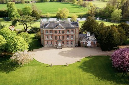 Aerial view of North Wessex Manor, Oxfordshire