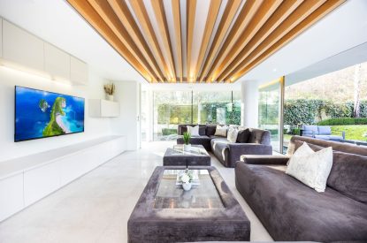 The lounge at Lunar, Hertfordshire