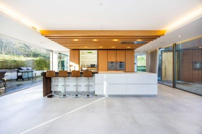 The kitchen at Lunar, Hertfordshire