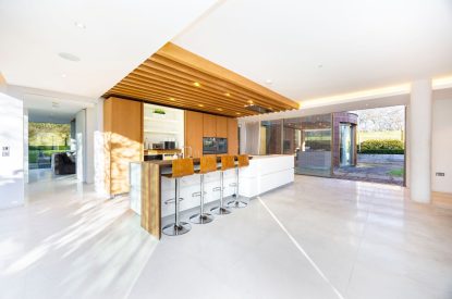 The kitchen at Lunar, Hertfordshire