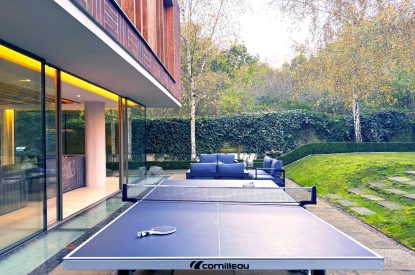 Ping pong table at Lunar, Hertfordshire