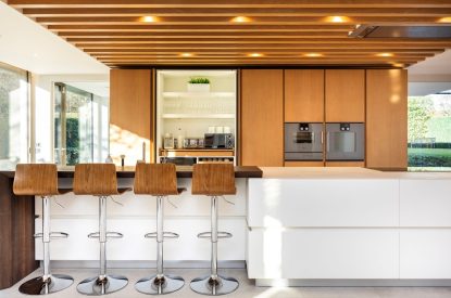 The kitchen at Lunar, Hertfordshire