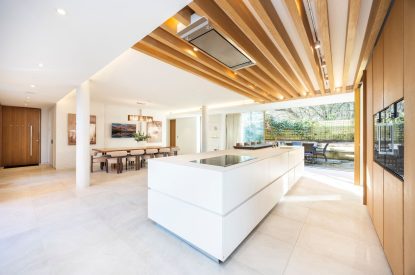 The kitchen at Lunar, Hertfordshire