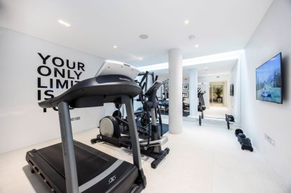 The gym at Lunar, Hertfordshire