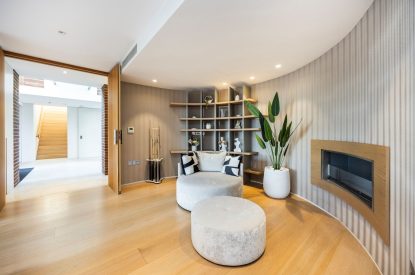 A seating area at Lunar, Hertfordshire