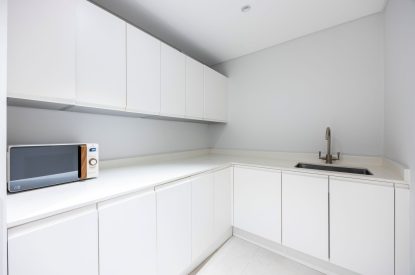 Kitchen area at Lunar, Hertfordshire