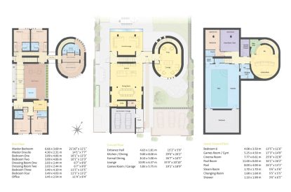 The floor plan of Lunar, Hertfordshire
