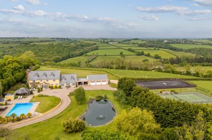Aerial view of Broadridge Manor, Devon