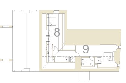 The floorplan of Parkview Farmhouse, Somerset