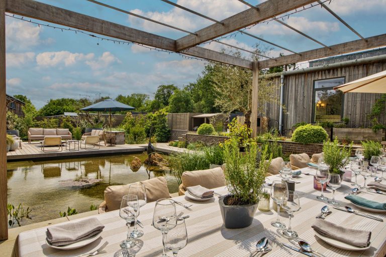 The entrance to Muntjac Cottage, Lincolnshire