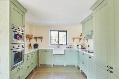 The kitchen at The Byre, Welsh Borders