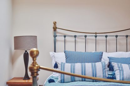 A double bedroom at Barn Owl Lodge, Peak District