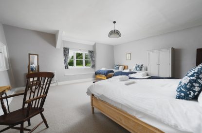 A bedroom at Holwell Farmhouse, Devon