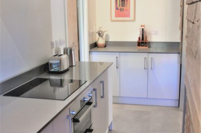 The kitchen in Gull Farm Barn, Suffolk