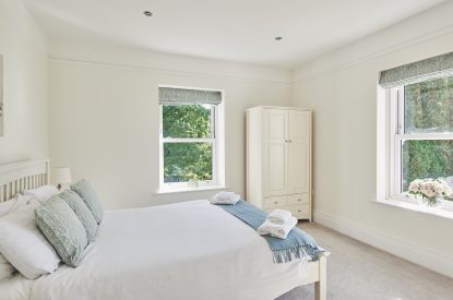 A double bedroom at Oakfield, Somerset
