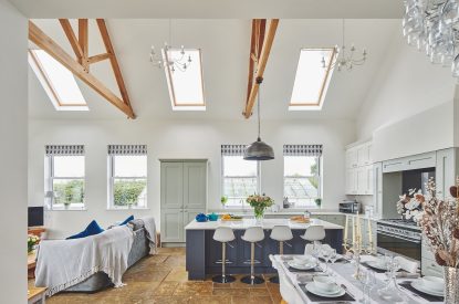 The kitchen and dining room at Oakfield, Somerset